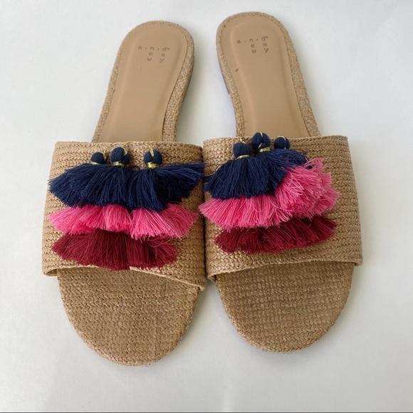 a new day Shoes - A New Day boho tassel flat sandals